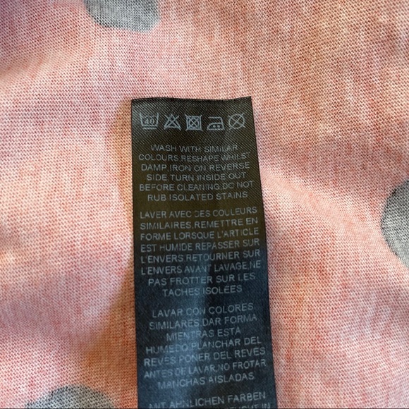 ASOS Design Orange Polka Dot Hi Low Pom Hem Dress - Picture 7 of 7